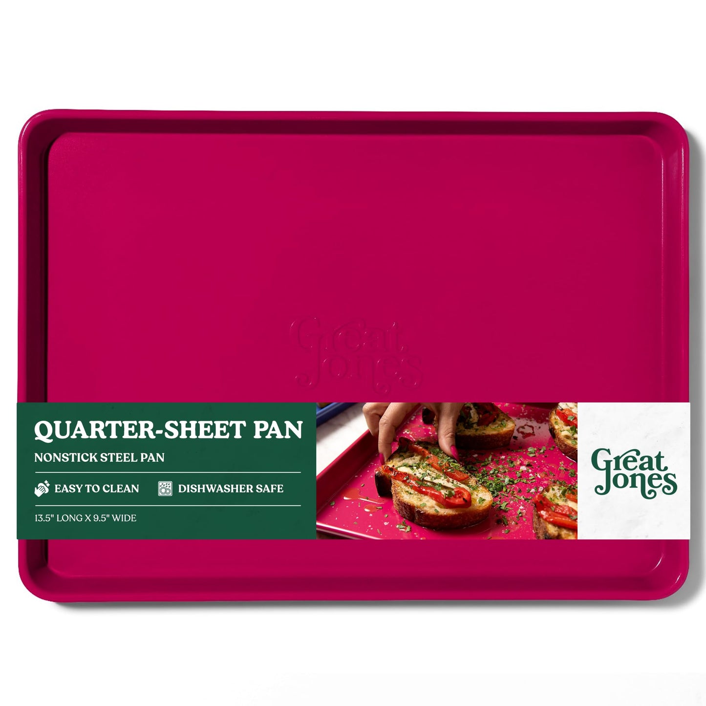 Great Jones Nonstick and Non Toxic Half Sheet Pan 18.5" x 13.5" (Pepper)