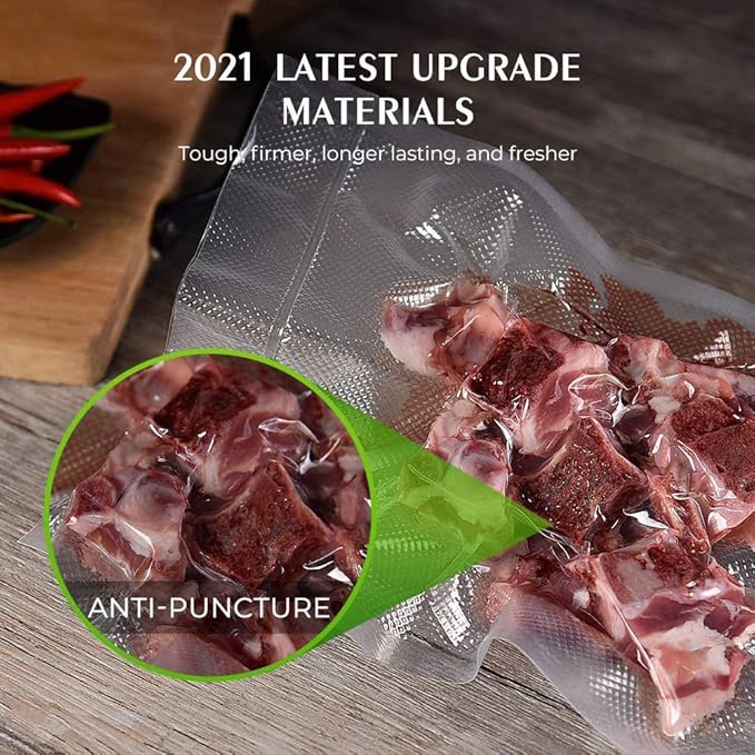 Vacuum Sealer Bags Rolls for Food - Seal a Meal Bags - 11inx20 Rolls 2 Pack-XinBaoLong Commercial Grade Heavy Duty BPA Free Great for Vac Storage
