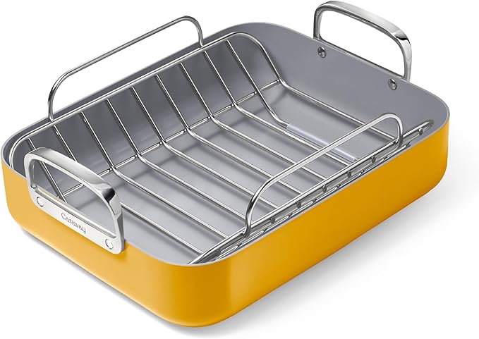 Caraway Roasting Pan, 16x13" Roasting Pan with Rack