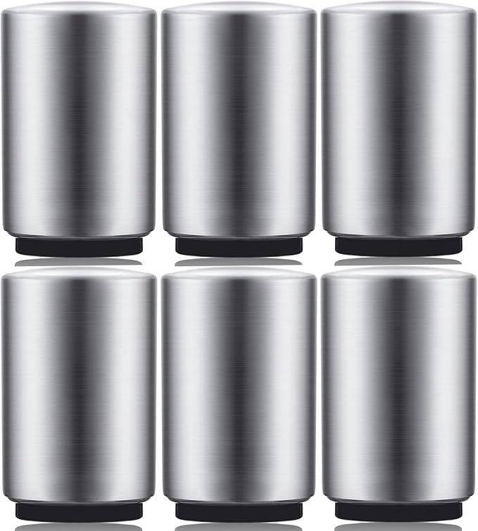 3PCS Premium Automatic Beer Bottle Opener, Magnet Stainless Steel Push Down Off Soda Lid Open Magnetic Catching No Damage Caps, Portable Pop the Top Bar Tools for Home Wine Accessories Picnic Camping