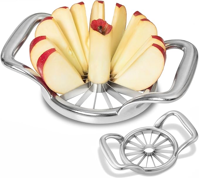 5.5 Inch Large 16-Slice Apple Corer Cutter, Sturdy Divider Wedger Sharp and Sturdy