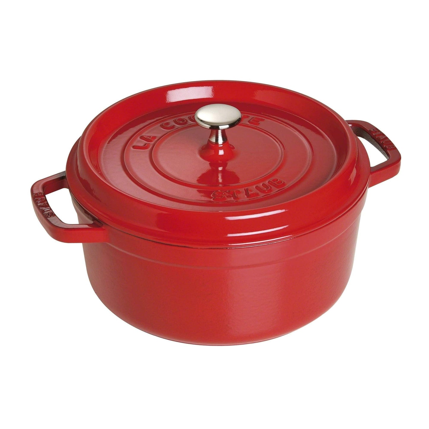 STAUB Cast Iron Round Cocotte, Dutch Oven, 2.75-quart, serves 2-3, Made in France, Matte Black