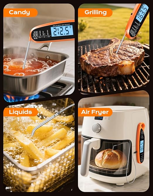 Otemly Digital Meat Thermometer for Cooking with Dual Probe
