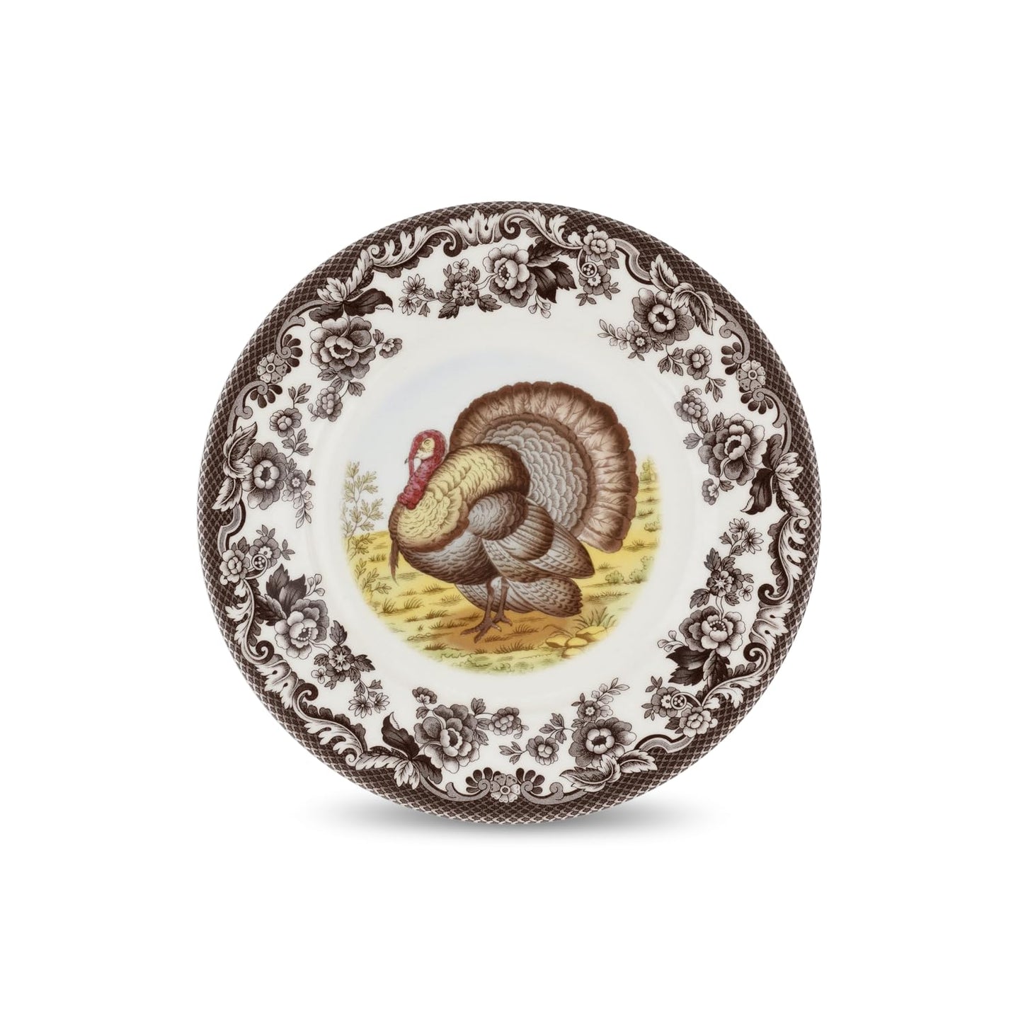 Spode Woodland Turkey Luncheon Plate 9"