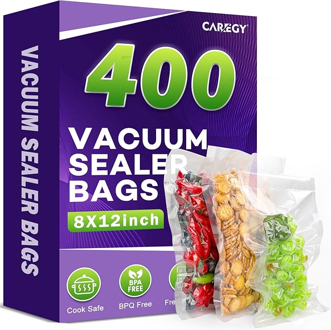 CAREGY Vacuum Sealer Bags 400 Quart