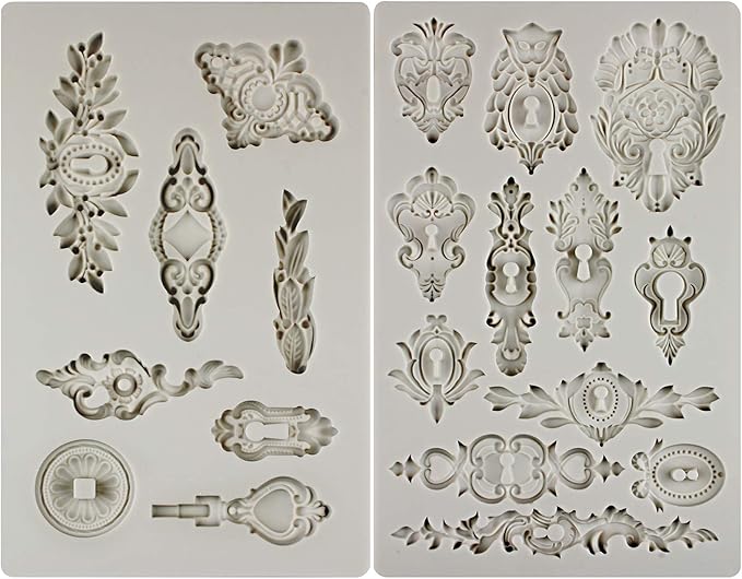 Mermaid and Sea Creatures Clay Molds for Crafts