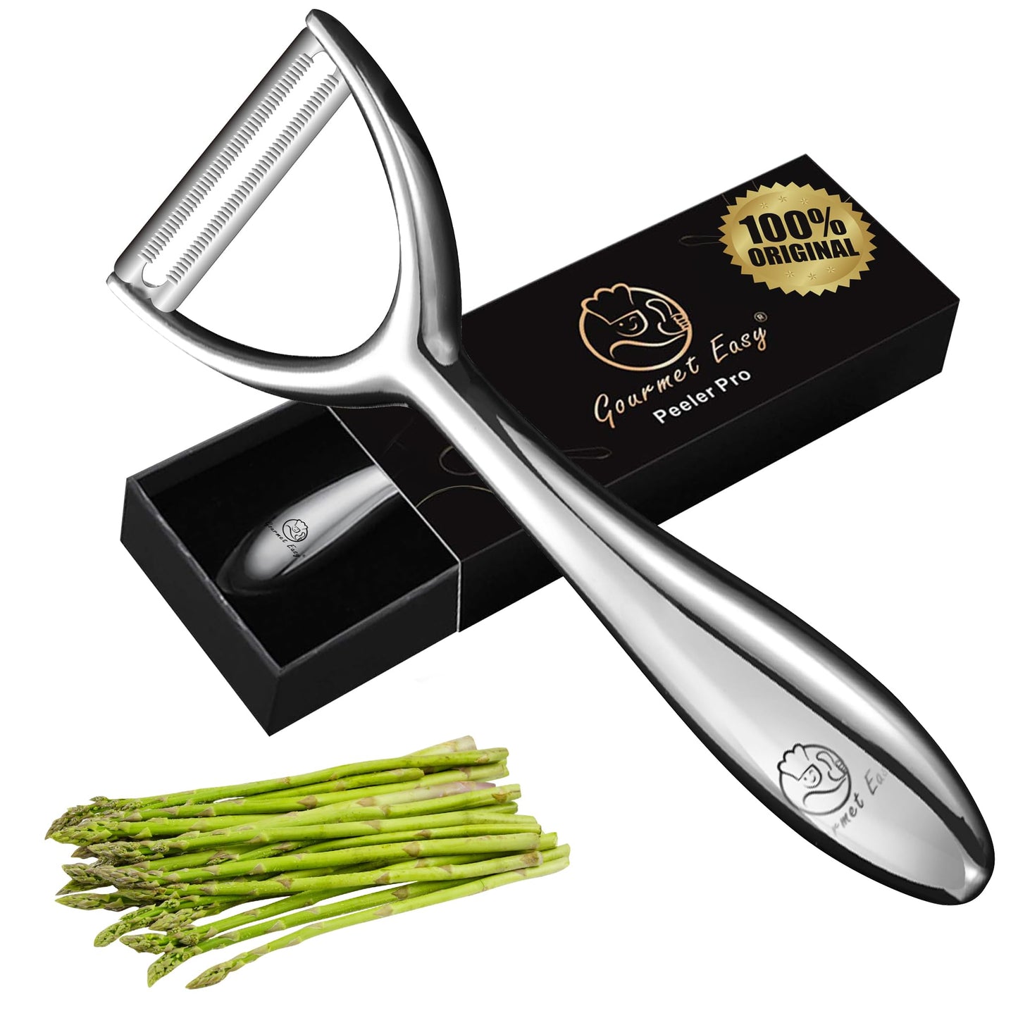 Gourmet Easy Vegetable Peeler Ultra Sharp Stainless Steel Blade (Y Peeler)