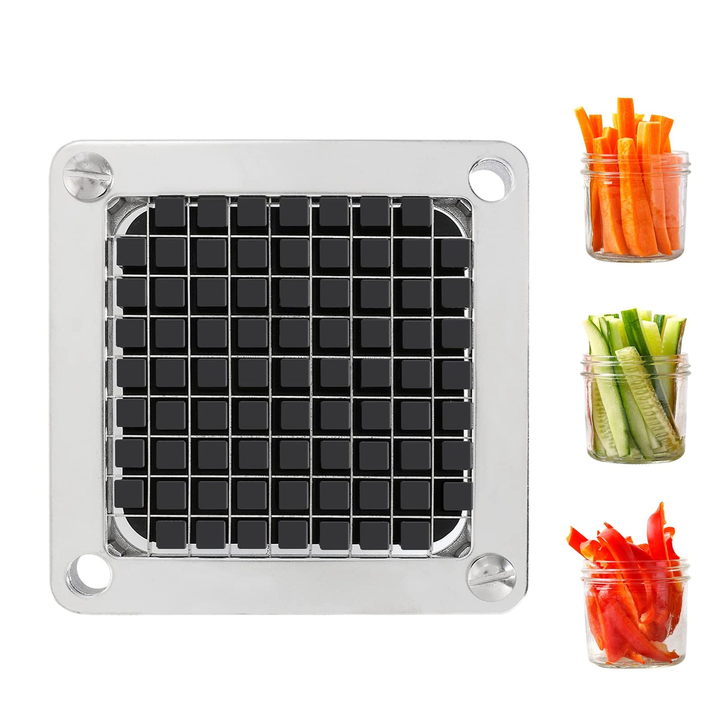 WICHEMI Chopper Blade 1/4" Inch Commercial Vegetable Dicer Blades, 2 Pack