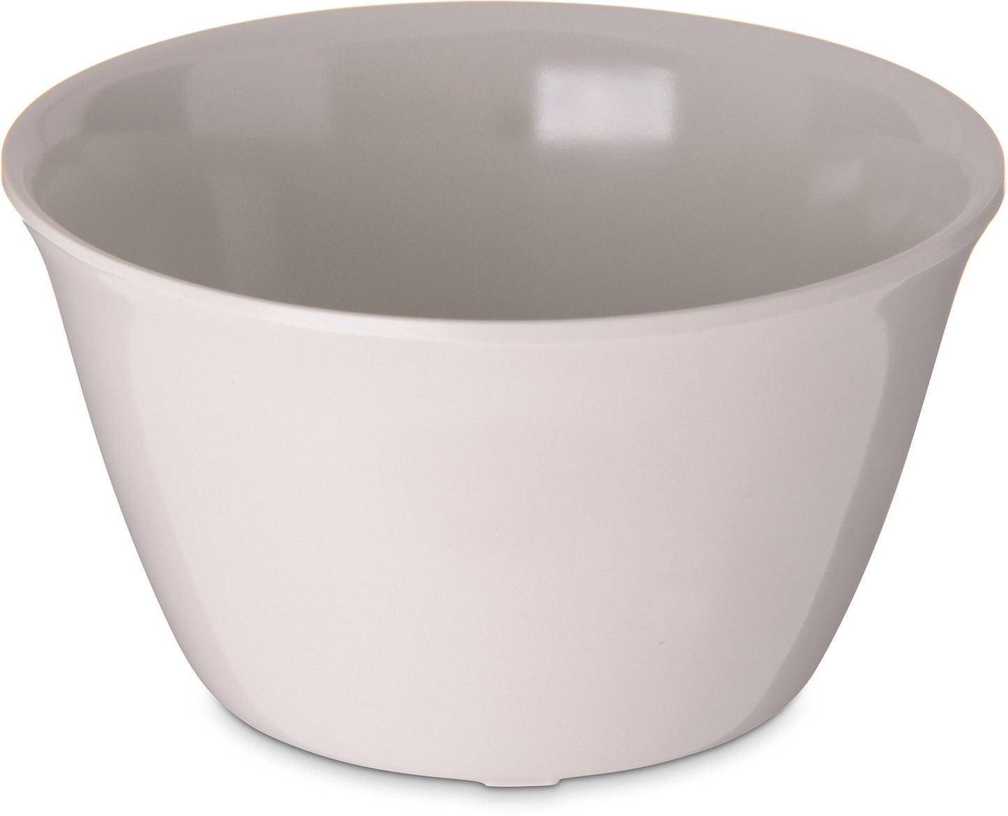 Carlisle FoodService Products Dallas Ware Reusable Plastic Bowl Bouillon Cup Bowl for Home and Restaurant, Melamine, 8 Ounces, Black, (Pack of 24)