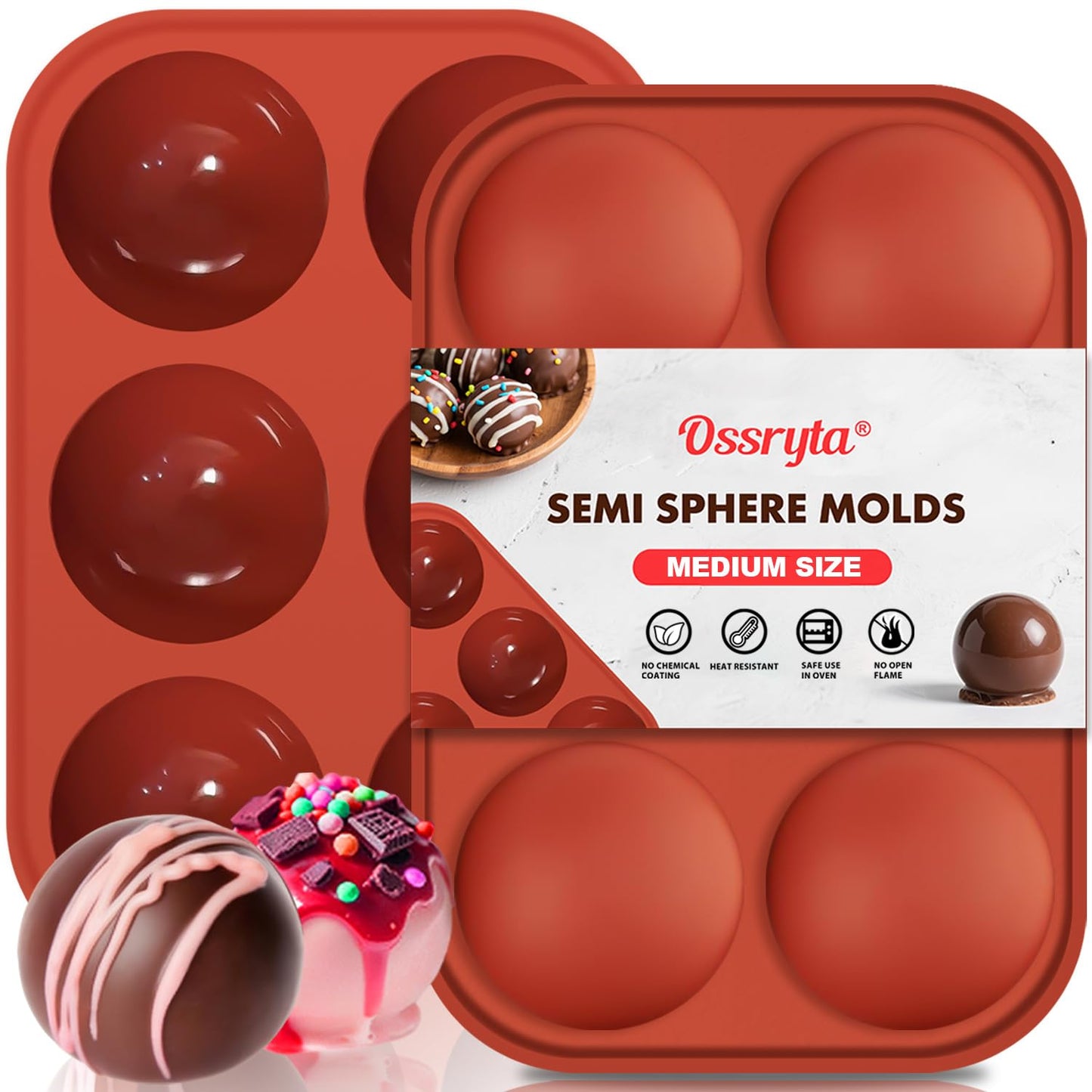 Ossryta 3Pcs Puppy Paw & Bone Silicone Molds - Non-Stick Candy Mold, Reusable Ice Cube Molds for Frozen Dog Treats, Chocolate, Jelly, Biscuit - Food Grade 2-in-1 Dog Treat Mold for Baking and Freezing