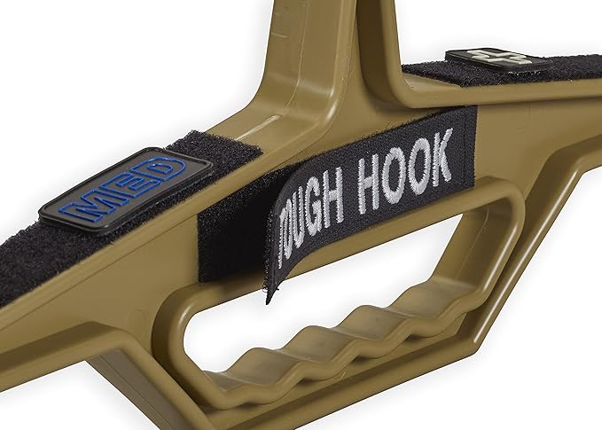 Tough Hook Gen2 Heavy Duty Hanger, Tan, 3 Pieces, Plastic, 200 lbs Load Capacity