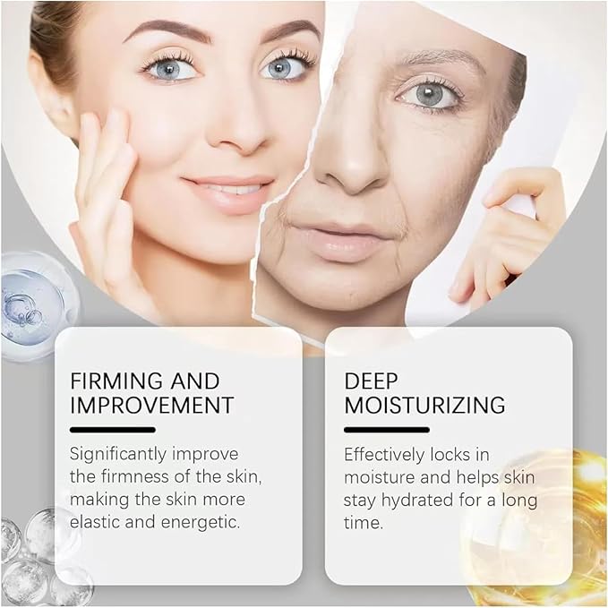 Facial Serum with Glycerin And Peptides - Formula to Help Improve Skin Elasticity - 30ml