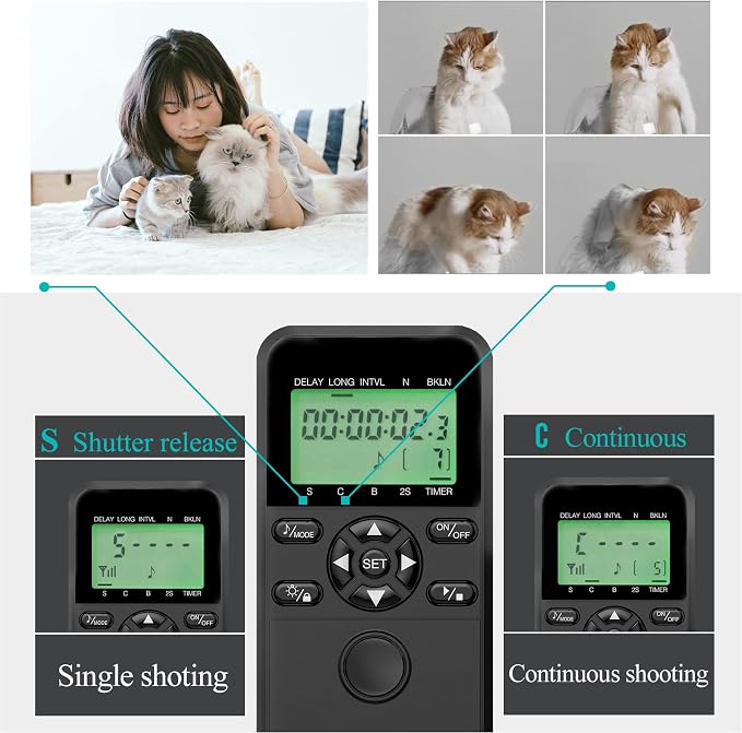 Compatible with Canon Wireless Shutter Remote