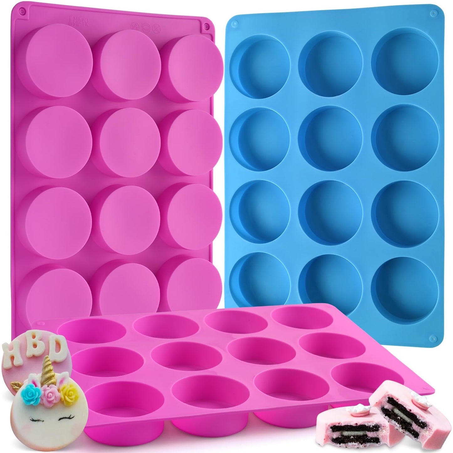 Sakolla Graduation Fondant Molds Silicone Doctoral Cap Diploma Chocolate Candy Molds Congrats Grad Congratulations Mould Cake Toppers Party Decorations for 2026 Graduation Celebration