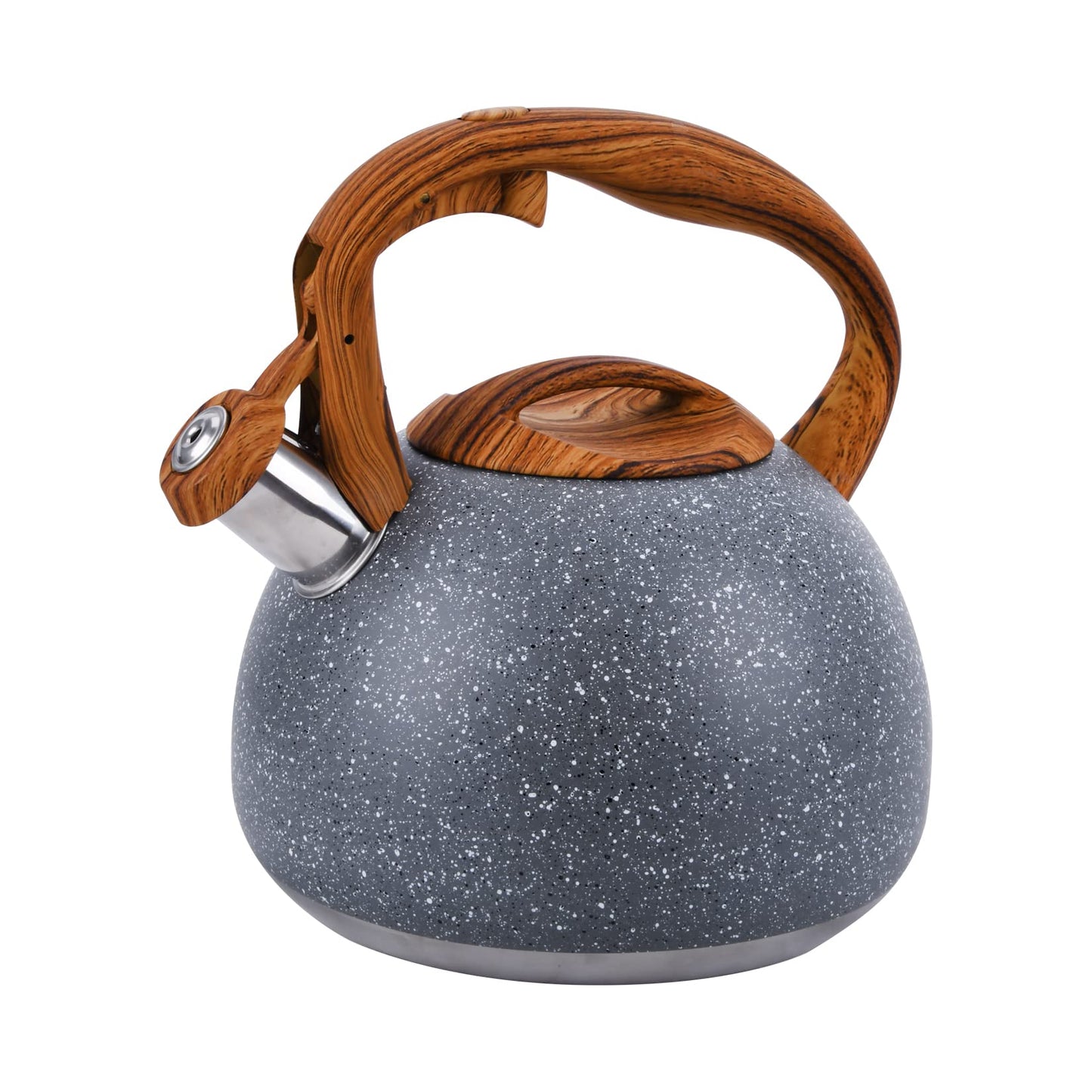 Foedo 3.2Qt Stainless Steel Whistling Tea Kettle Stovetop, Dark Green