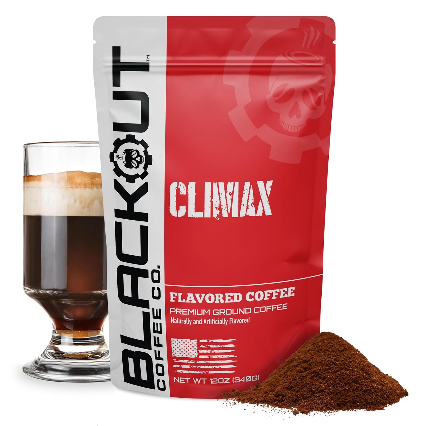 Blackout Coffee Climax Flavored Coffee Pods, 18 Count