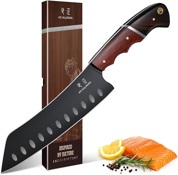 DRGSKL Boning Knife 7 inch - Brisket Trimming Knives for Meat Cutting