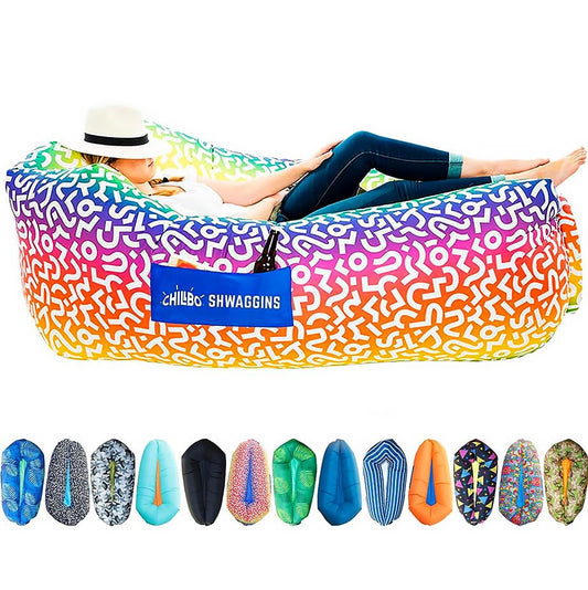 Chillbo Inflatable Couch – Cool Inflatable Chair. Upgrade Your Camping Accessories. Easy Setup is Perfect for Hiking Gear, Beach Chair and Music Festivals.