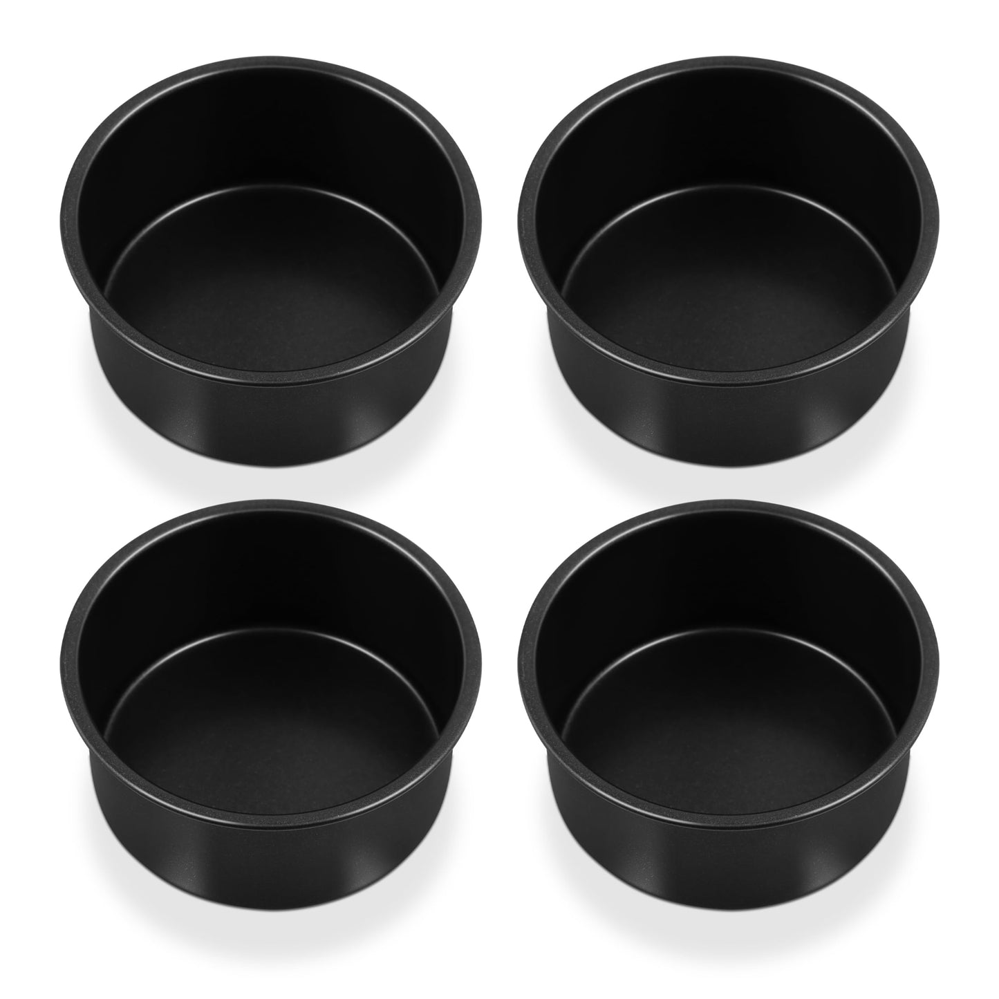 P&P CHEF 9.5 Inch Cake Pan Set, Non-stick Baking Pans for Cake, 4Pcs