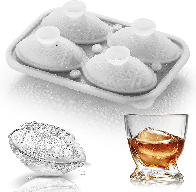 ACOOKEE Novelty Motorcycle Ice Cube Mold, Funny Motorcycle Gifts for Men, Holiday Stocking Stuffers for Men, Large Ice Cube Molds for Whiskey, Bourbon, Cocktails