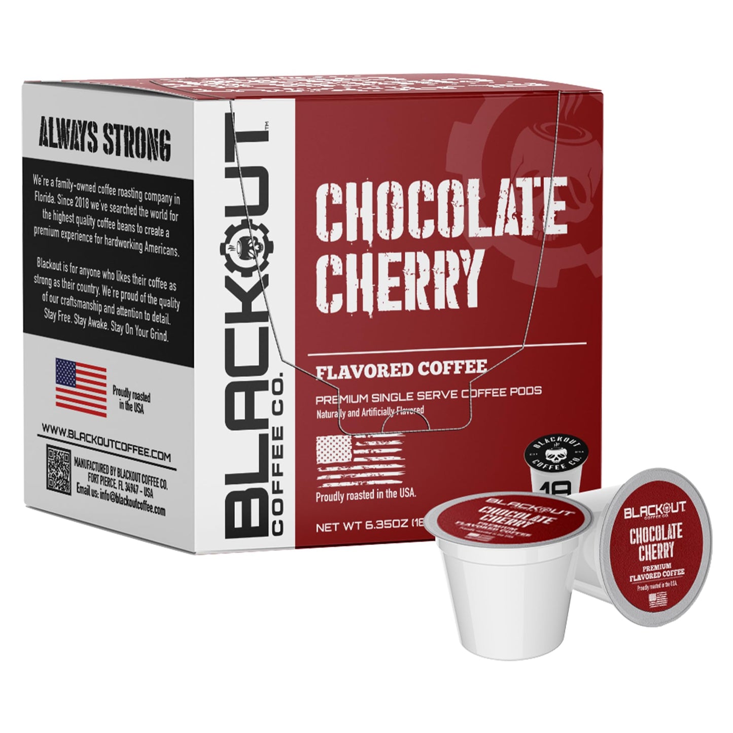 Blackout Coffee Climax Flavored Coffee Pods, 18 Count
