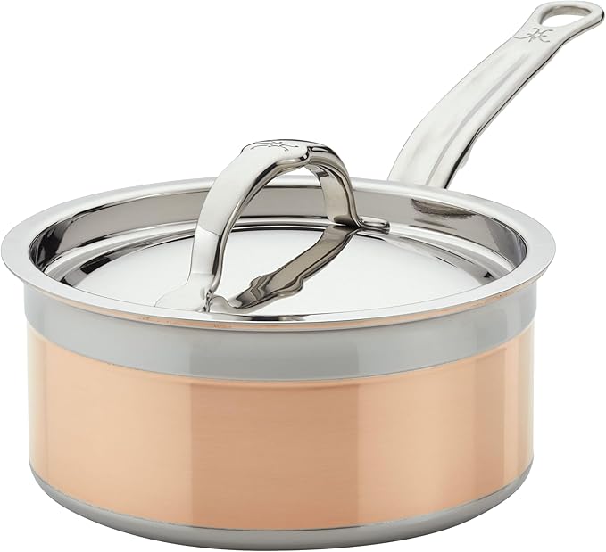 Hestan - CopperBond Collection - 100% Pure Copper Frying Pan, Induction Cooktop Compatible, 12.5-Inch