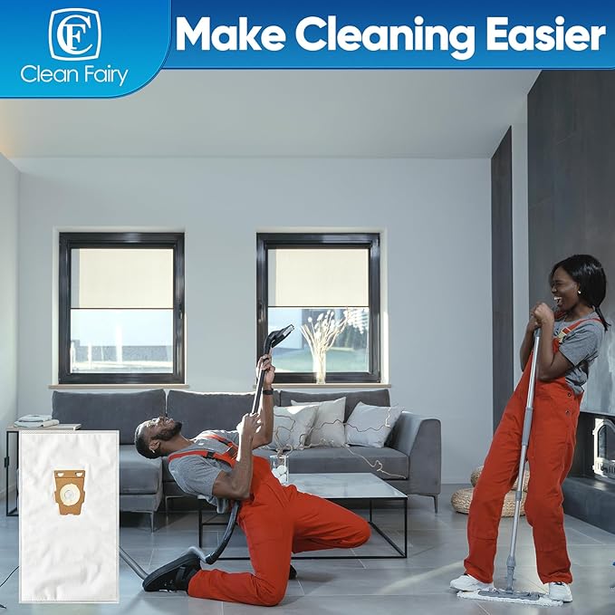 12PK HEPA Vacuum Bags for Kirby Sentria/Avalir/G Series F&Twist-style