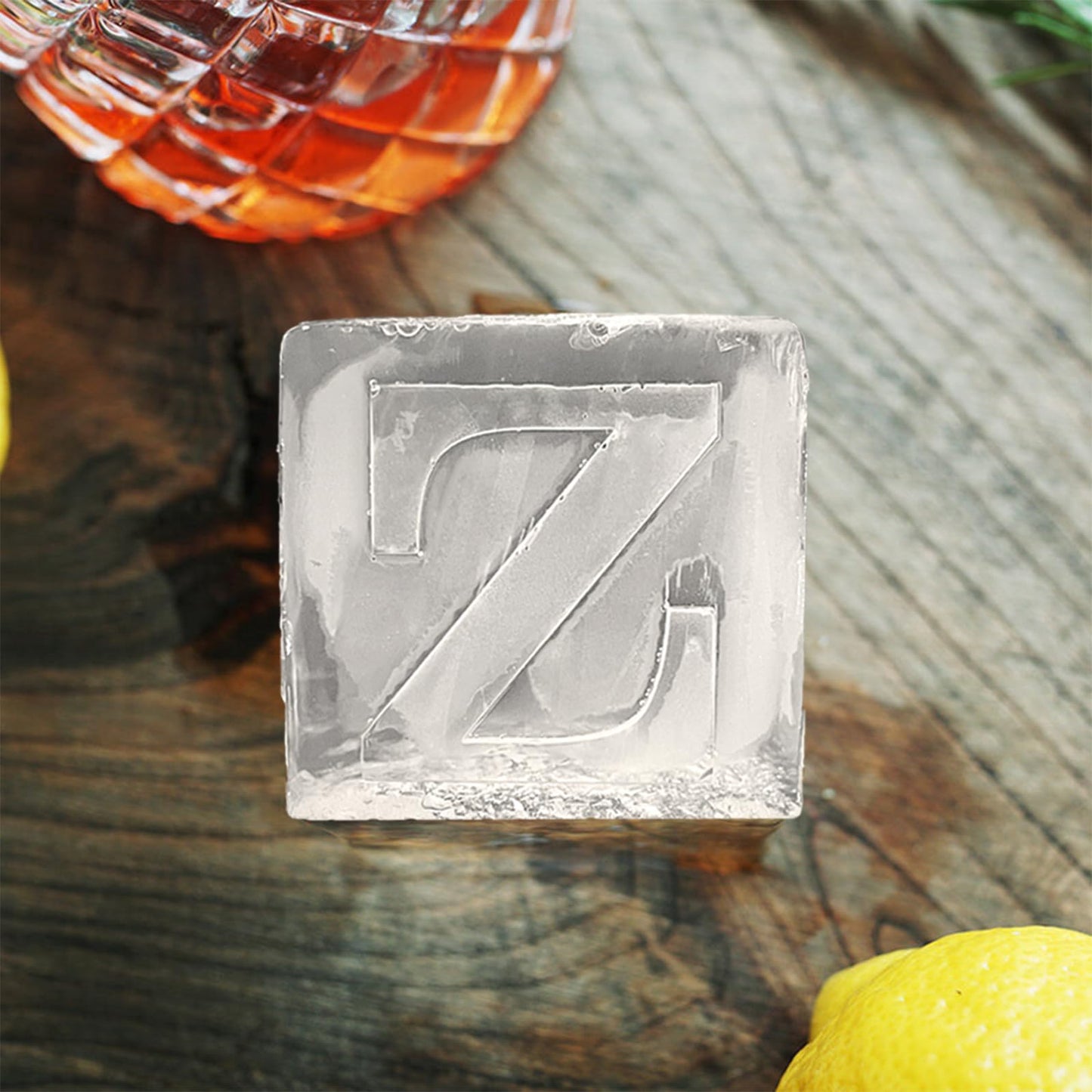 Letter G Monogram Ice Cube Mold Custom Ice Cube Mold 2 Inch Big Initials Silicone Ice Cube Tray Gifts for DAD Gifts for Him