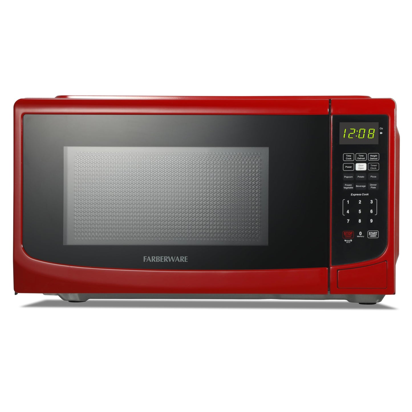 Farberware 0.7 Cu. Ft. Countertop Microwave Oven – 700 Watts Power, Auto Cook Settings, Defrost, Easy Clean and Child Safety Lock - White