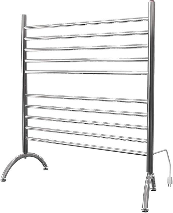 33 in. Solo Freestanding Towel Warmer, Matte Black