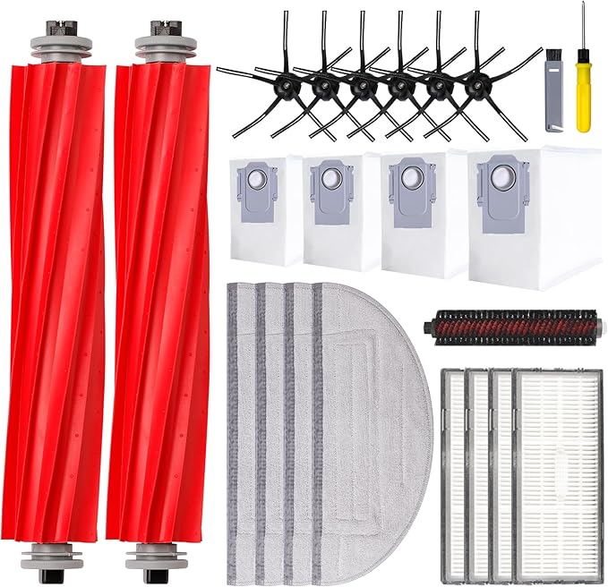 23 Pcs S7 MaxV Ultra Replacement Accessories Compatible with Roborock