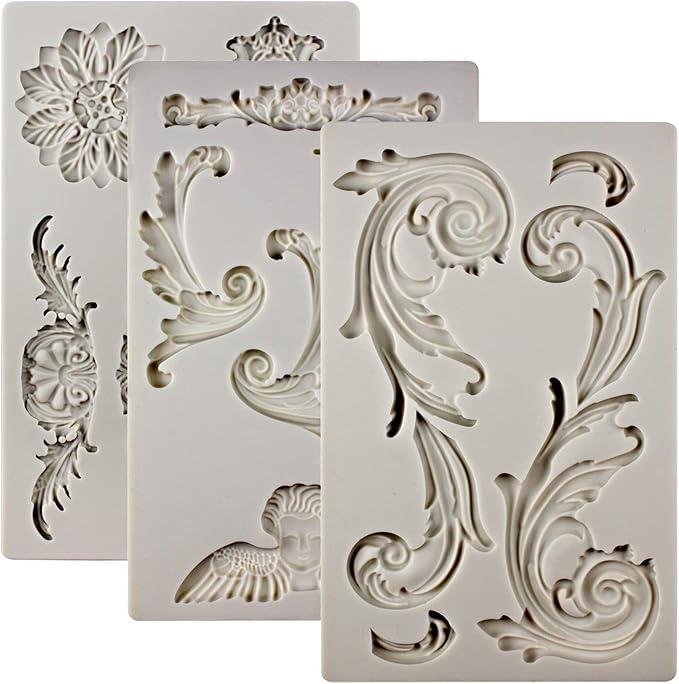 Mermaid and Sea Creatures Clay Molds for Crafts