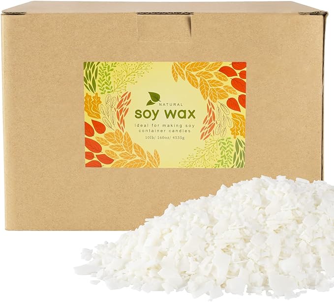 CLTNIKET Pure Soy Wax for Making Candle-DIY Soy Wax Candle-5 Pound Bag