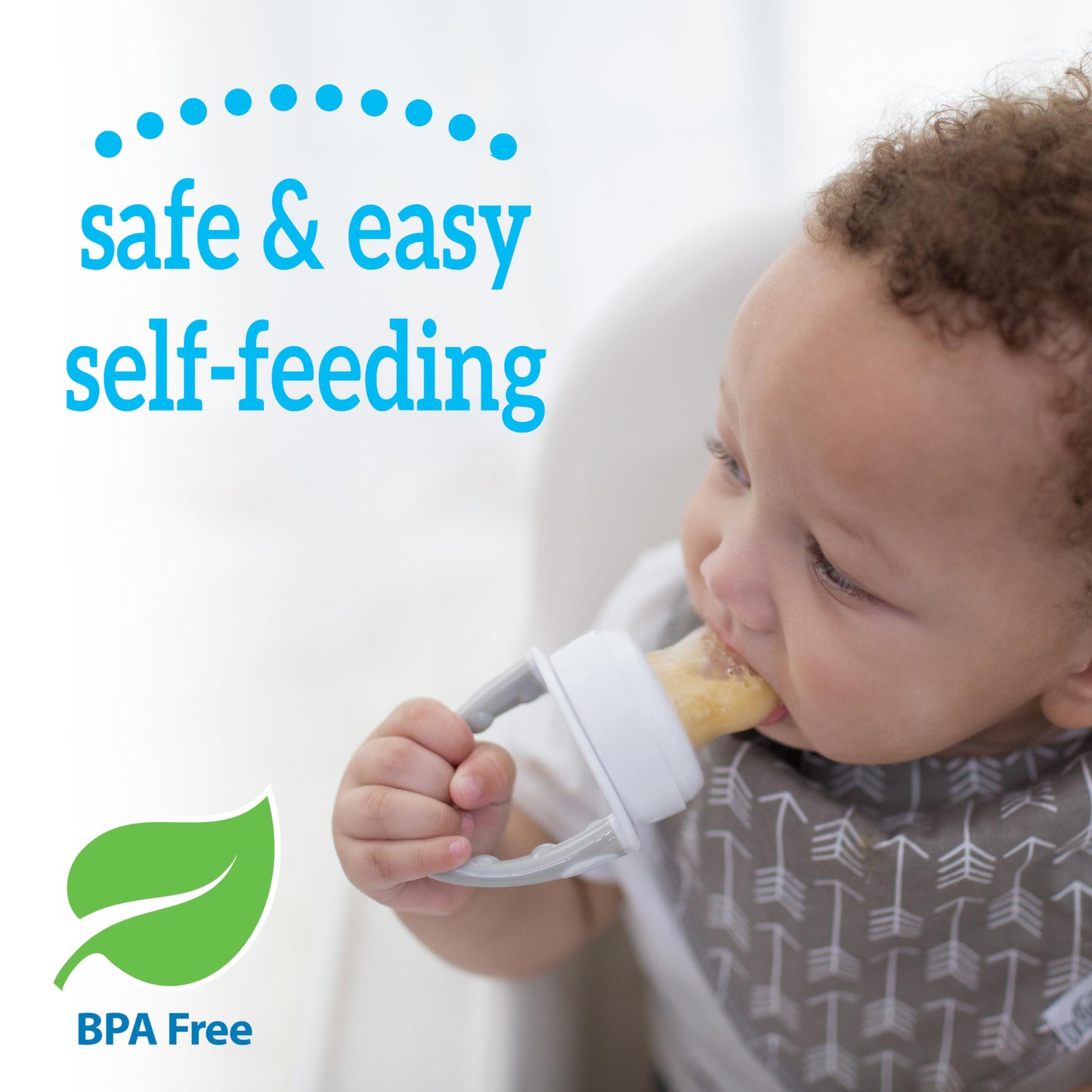 Dr. Brown's Designed to Nourish, Fresh Firsts Silicone Feeder, Mint, One Size