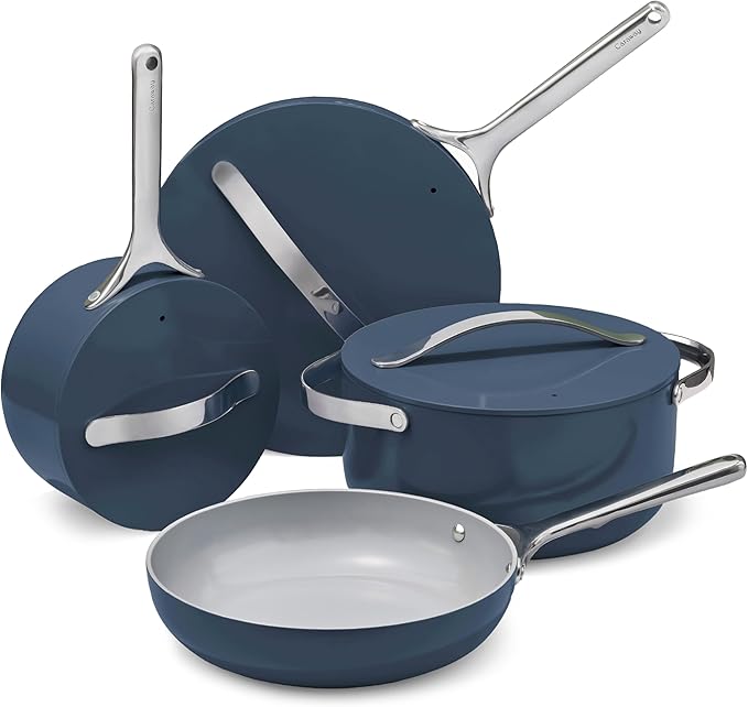Caraway 16-Piece Deluxe Non-Stick Ceramic Cookware Set