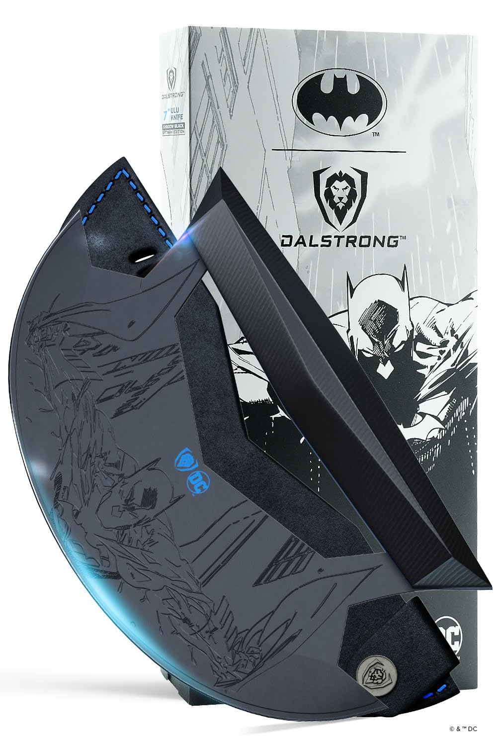 Dalstrong 8" Chef Knife - Batman™ Official Shadow Black DC Edition