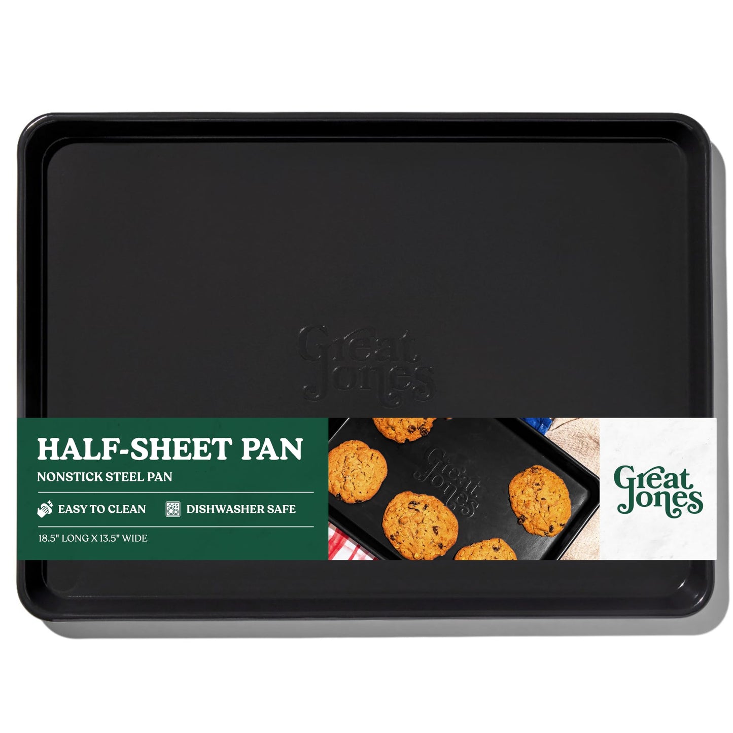 Great Jones Nonstick and Non Toxic Half Sheet Pan 18.5" x 13.5" (Pepper)