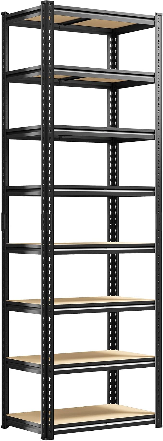DurayLoly 8 Tier Storage Shelves,3200 LBS Shelving Unit for Tight Corners