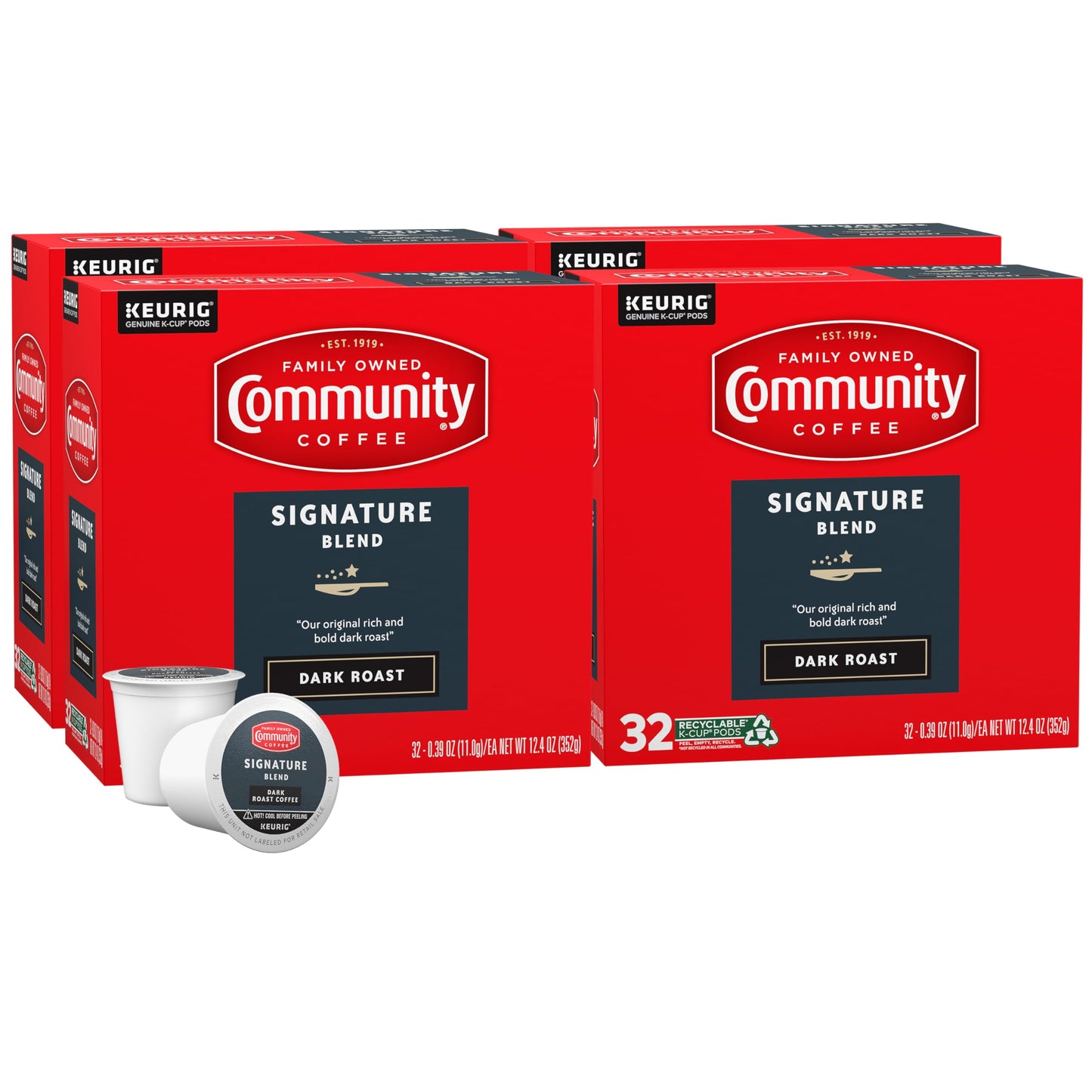 Community Coffee Grandma's Sugar Cookie Keurig K-Cup Pods, Limited Edition Holiday Flavor, Natural Ingredients, 10 Count (Pack of 6)
