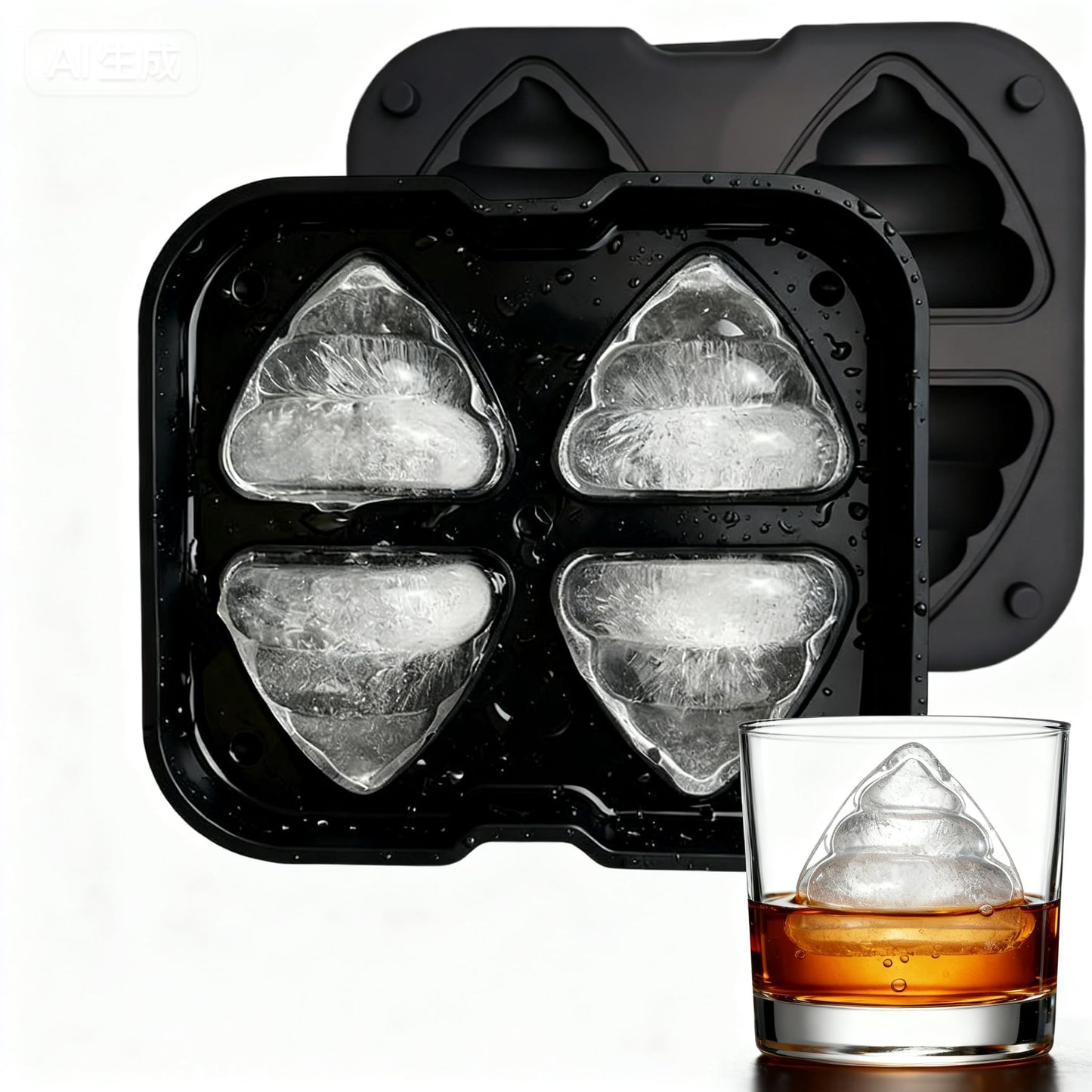 gomaxbo Adult Ice Cube Mold,Novelty Ices Cube mold Tray,BPA Free