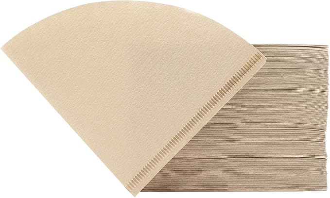 Segarty #1 Coffee Filters Cone, 200 Count Pack Size 1-2 Cup Natural Unbleached Brown Paper Filter Disposable Pour Over Maker Basket Papers Dripper for Most Brewer Machine for Home, Office, Cafetera