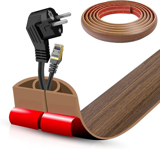 Floor Cord Cover Cable Cavity Self Adhesive Cord Hider Floor 10FT Floor Cable