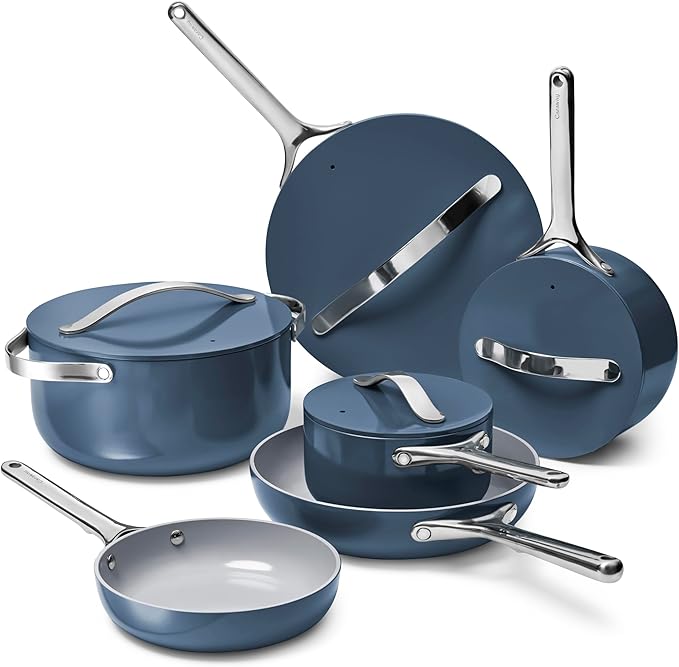 Caraway 16-Piece Deluxe Non-Stick Ceramic Cookware Set