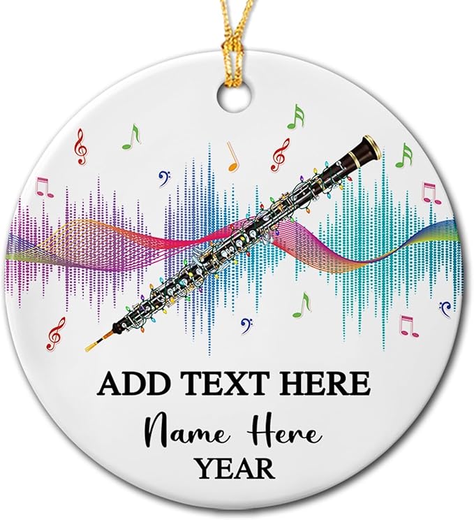 Personalized Drum Set Ceramic Christmas Ornament 2026, Customized Text Year Name Drummer Keepsake Ornaments Gift for Women Men Friend Daughter Son, Drumming Drum Set Ceramic Ornament for Appreciation
