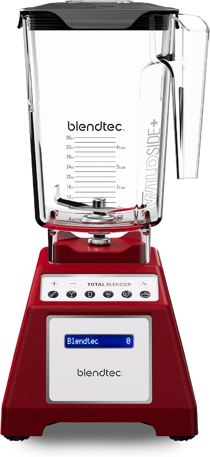 Blendtec Total Blender Classic (Black) & 90oz* WildSide+ Jar