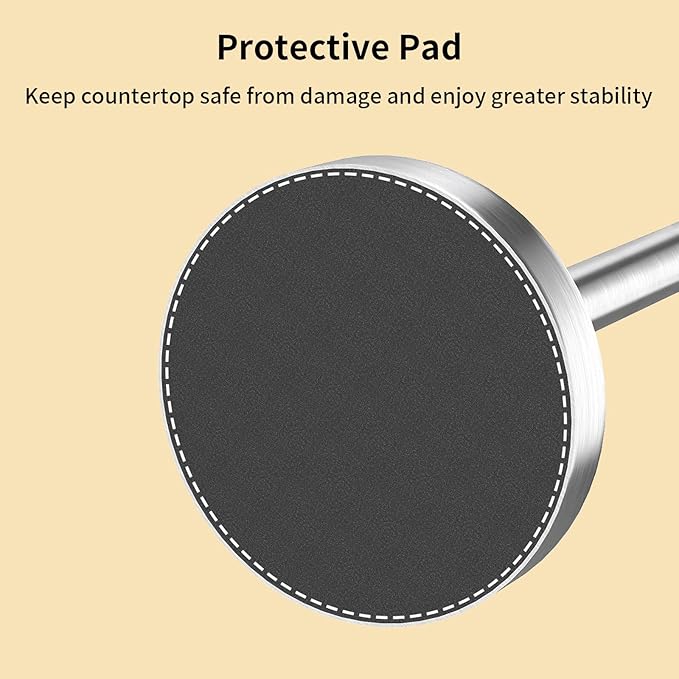 YUMORE Hand Towel Holder Stand Countertop Towel Rack Free Standing Towel Bar Hanger for Bathroom Kitchen