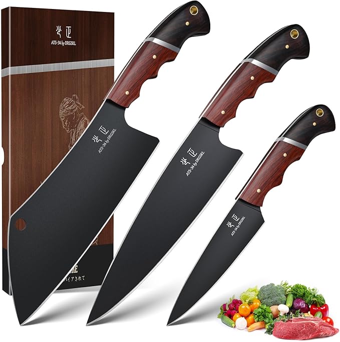 DRGSKL Boning Knife 7 inch - Brisket Trimming Knives for Meat Cutting