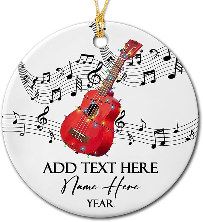 Personalized Drum Set Ceramic Christmas Ornament 2026, Customized Text Year Name Drummer Keepsake Ornaments Gift for Women Men Friend Daughter Son, Drumming Drum Set Ceramic Ornament for Appreciation