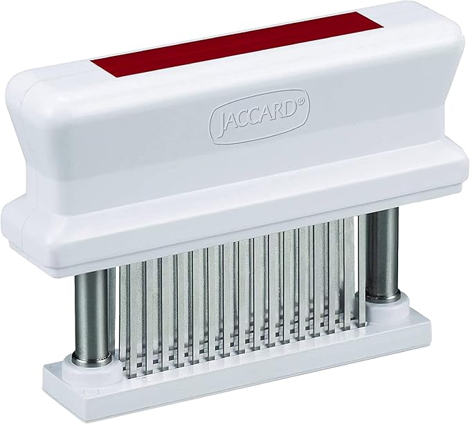 Jaccard 200348T, 48 Blade Durable Meat Tenderizer with Stainless Steel Razor Sharp Needle, Cooking Gadget for Tenderizing Chicken, Beef, Pork, Veal, BBQ, Tan
