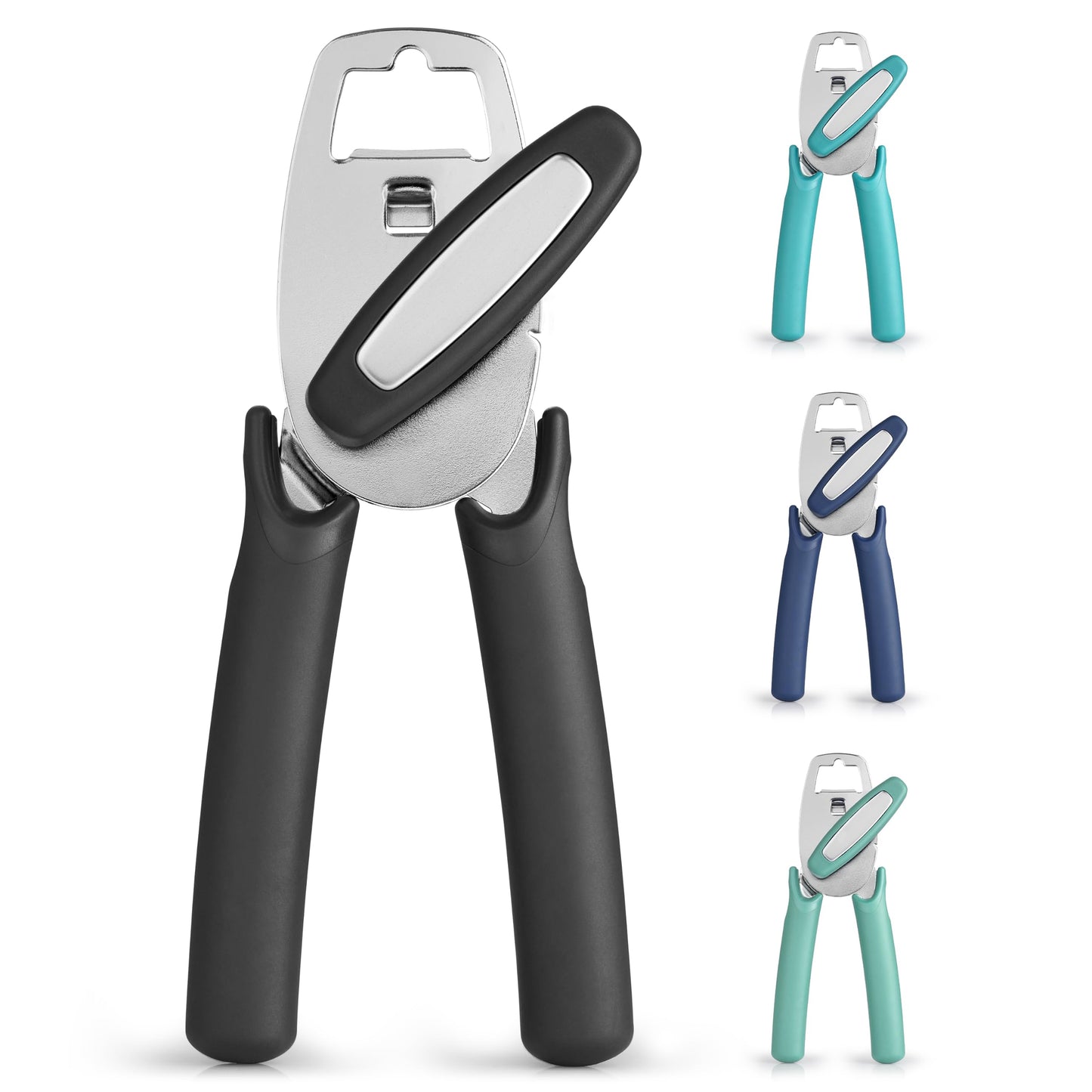 Zulay Kitchen Can Opener with Large Bottle Opener